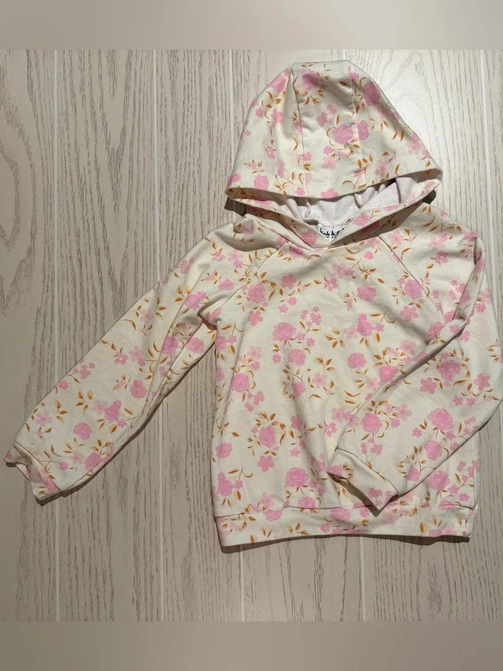 Nicole Miller Girls Floral Hoodie Pants Set Size 5